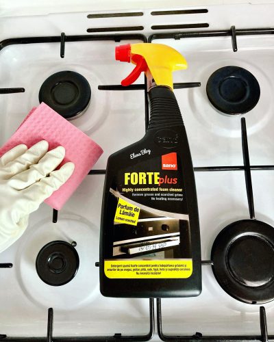 Scapă rapid de petele de grăsime din bucătărie cu Sano Forte Plus Lemon