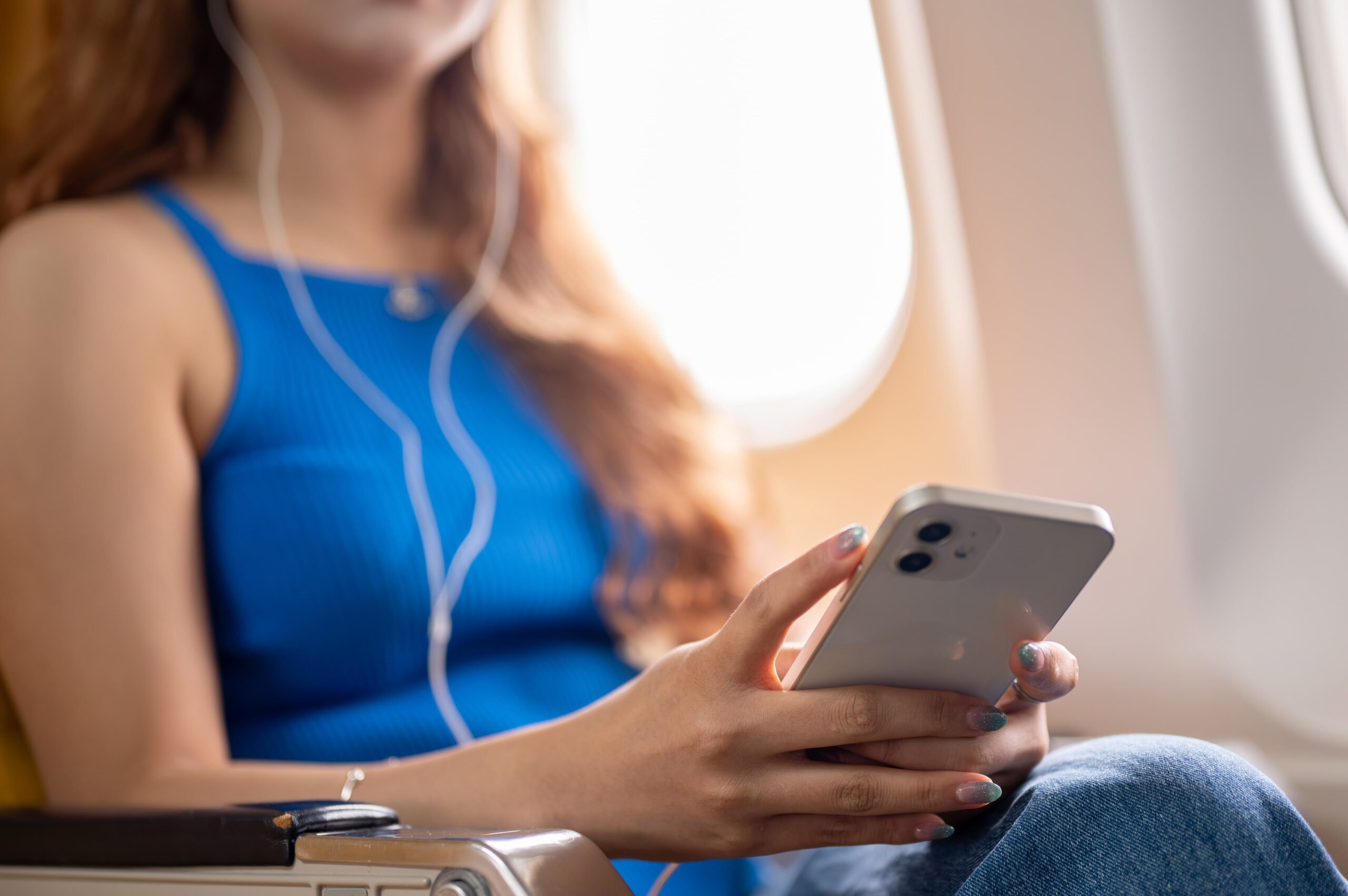 Pasager care activează modul avion înainte de zbor